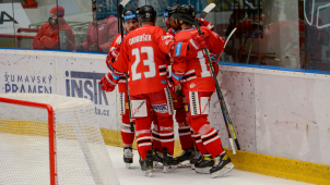 Hokejisté HC Olomouc vyhráli derby ve Zlíně