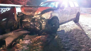 U Lesnice na Zábřežsku se srazila dvě osobní auta