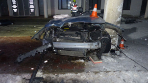 Tragická nehoda u Zlatých Hor, dva lidé zemřeli