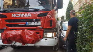 Hasiči kontrolovali průjezdnost cest v celém kraji