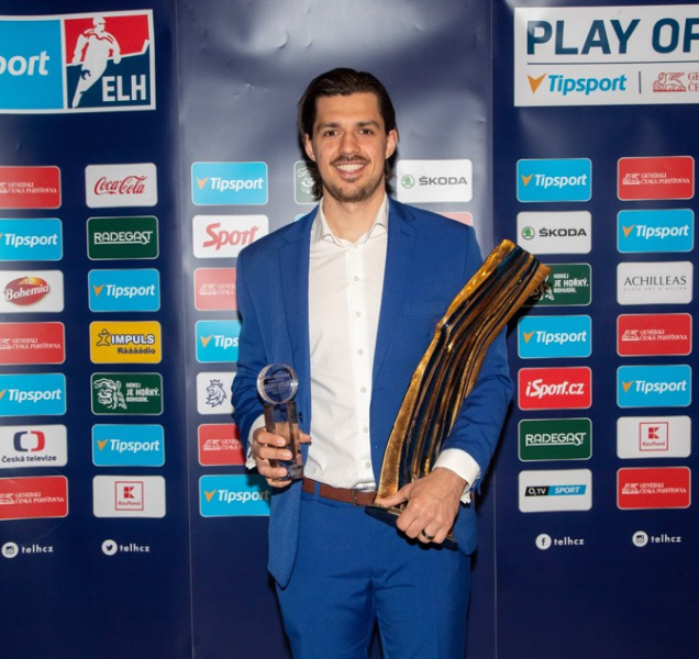 Hokejistou sezony je Matěj Stránský