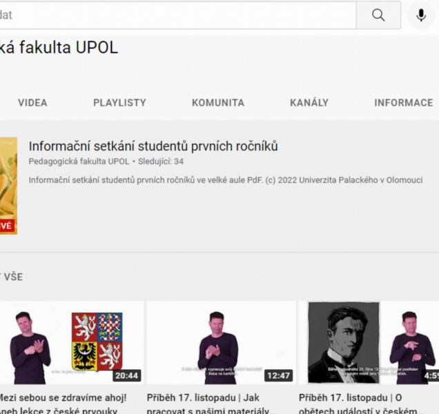 Pedagogická fakulta UP se zapojila do kampaně #Deafember