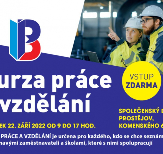 Burza práce a vzdělání 2022 odstartuje sérii v Olomouckém kraji