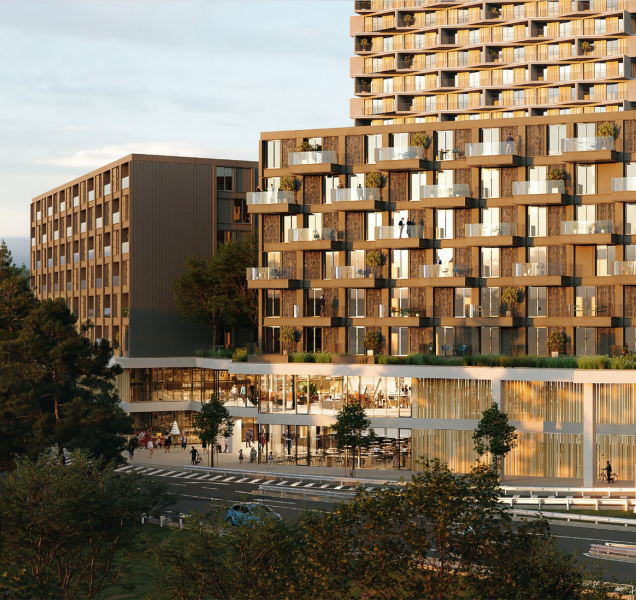 Nová čtvrť propojí prostor před nádražím. Stavba začne už letos