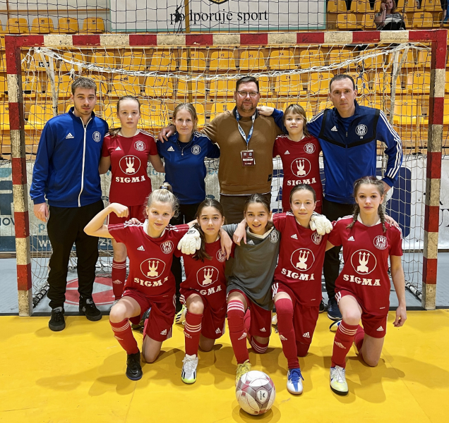 Žákyně SK Sigma U 13 hrály turnaj v Zubří