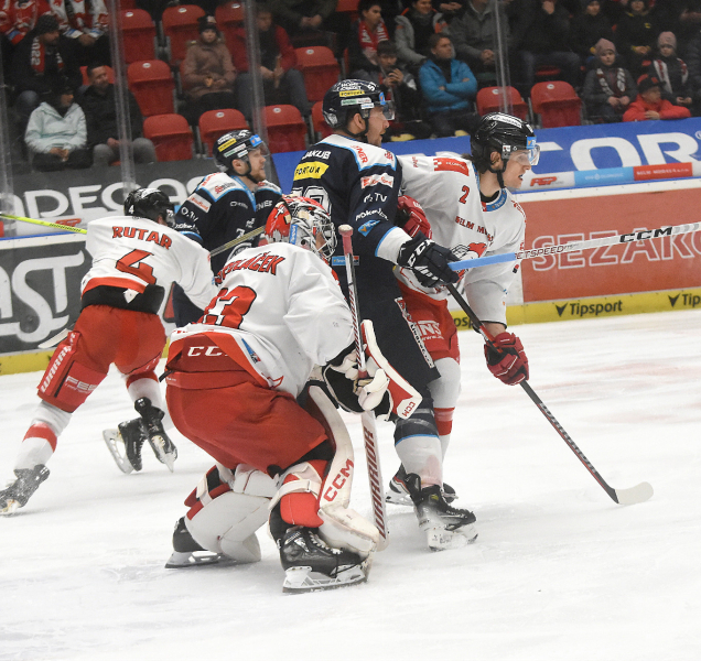 Hokejisté HC Olomouc v Liberci prohráli