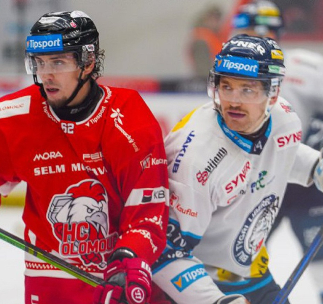 Hokejisté HC Olomouc dohrávku v Liberci nezvládli