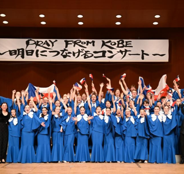 Dětský sbor Motýli nadchl japonské publikum