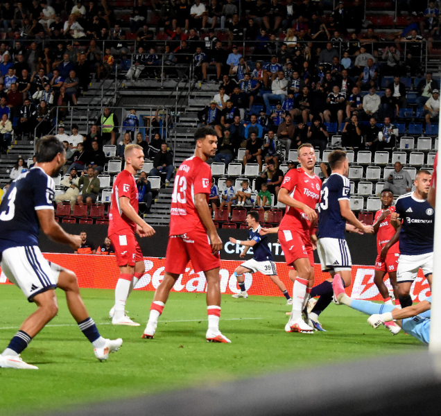 Fotbalisté SK Sigma zvládli Pardubice a jsou třetí