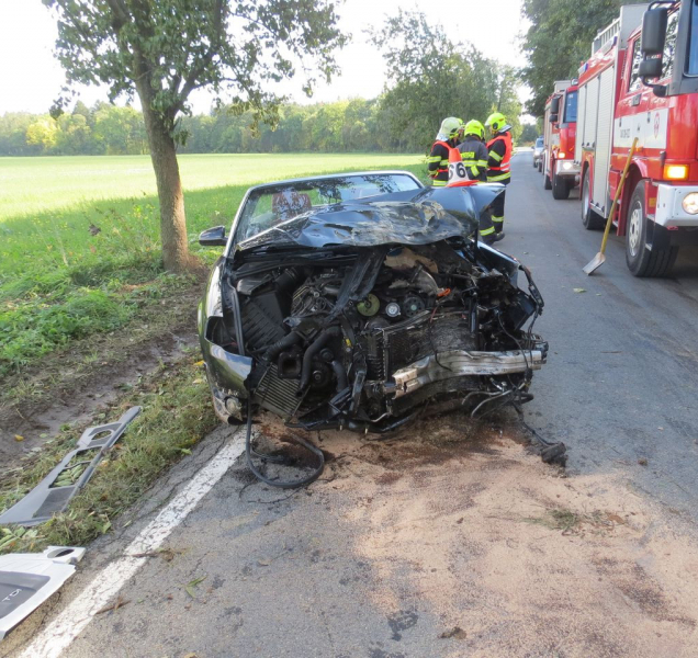 Mezi Mohelnicí a Křemačovem boural osobák