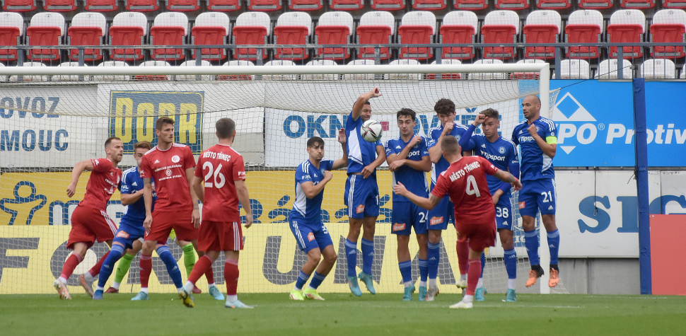 Béčko SK Sigma hrálo doma s Třincem nerozhodně