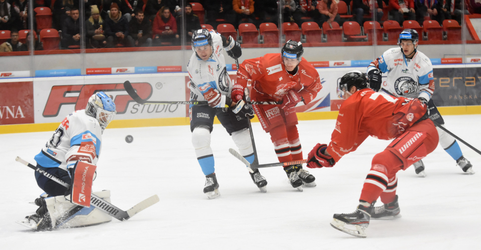 Hokejisté HC Olomouc porazili Liberec